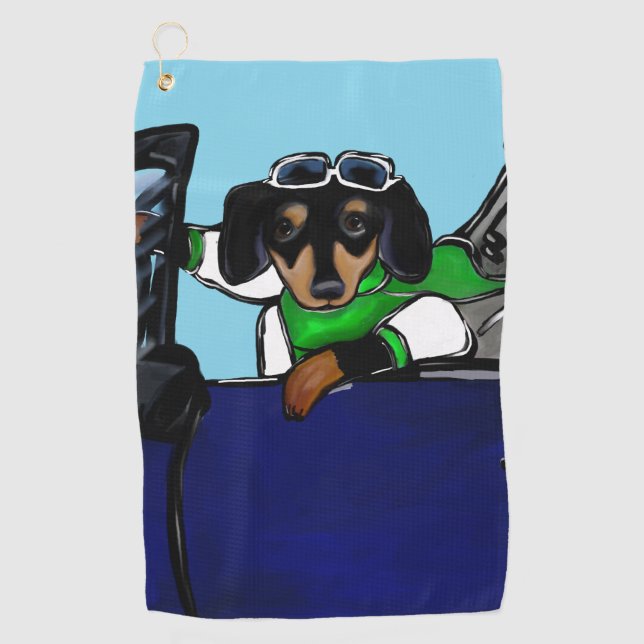 DOXIE GOLFER GOLF TOWEL (Front)