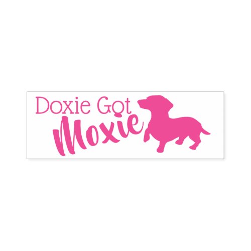 Doxie Got Moxie Self_Inking Stamp