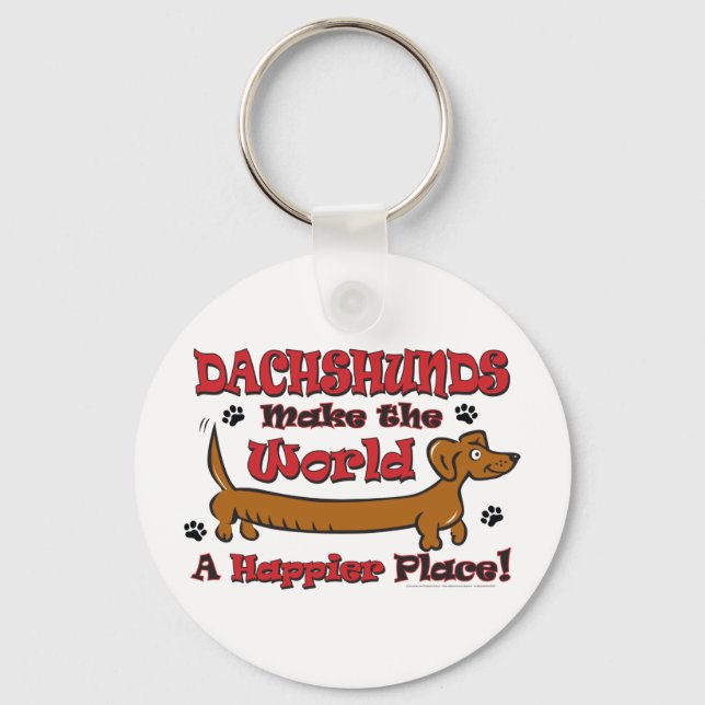 DOXIE-HAPPY KEYCHAIN (Front)