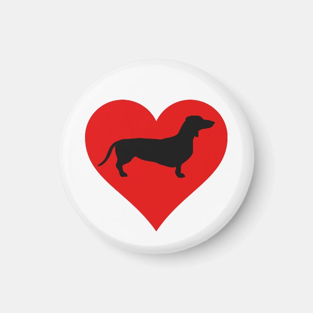 Doxie Love Magnet (Front)
