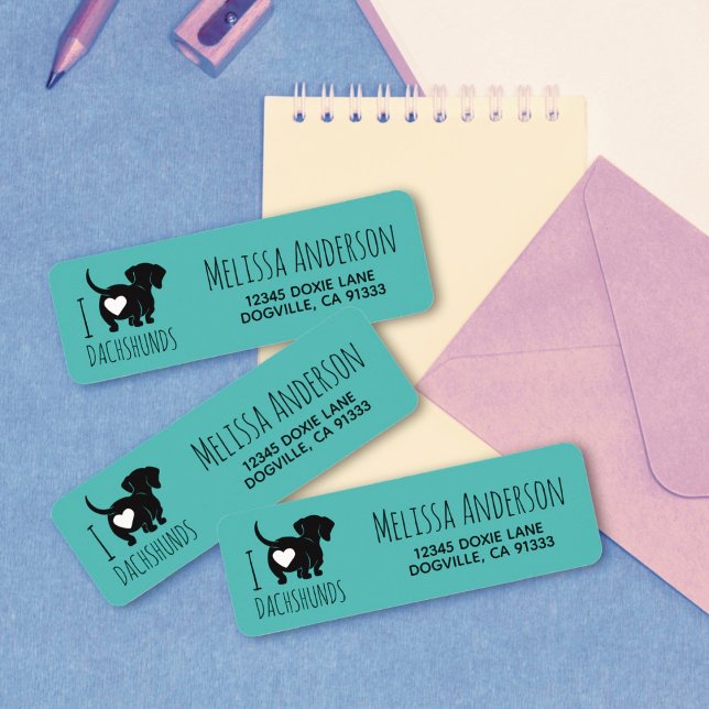 Doxie Love Return Address Label (Creator Uploaded)