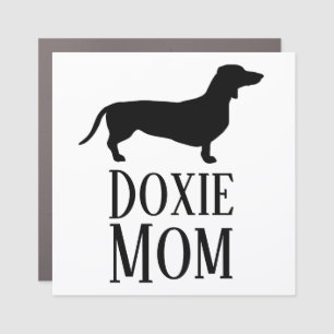 Doxie Mom Car Magnet
