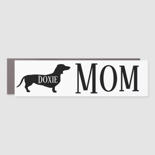 Doxie Mom Car Magnet