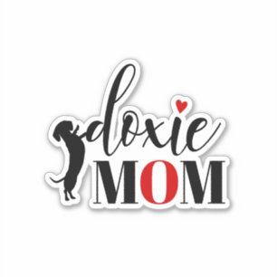 Doxie Mom Sticker