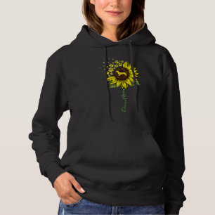 Doxie Mom Sunflower Dachshund Dog Mom Mama Hoodie