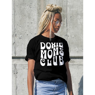 Doxie Moms Club Cute Retro Font T-Shirt