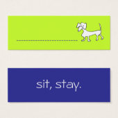 DOXIE PLACECARD (Front & Back)
