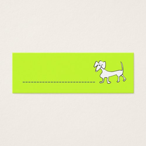 DOXIE PLACECARD BUSINESS CARD
