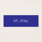 DOXIE PLACECARD (Back)