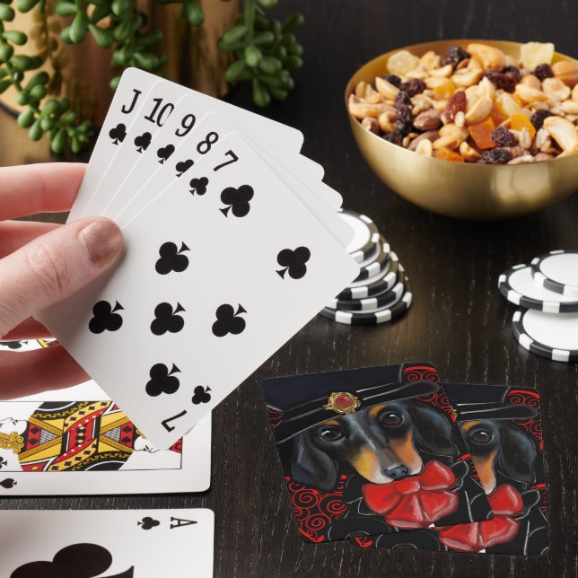 DOXIE  POKER CARDS (In Situ)