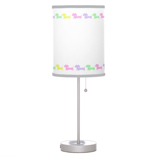 Doxie Puppy Nursery Lamp (Left)