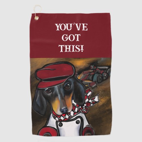 DOXIE RACER GOLF TOWEL