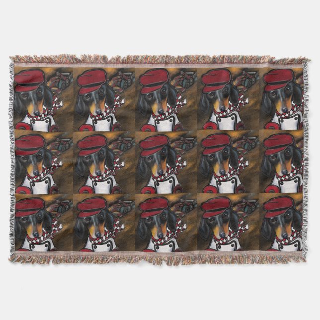 DOXIE RACER THROW BLANKET (Front)
