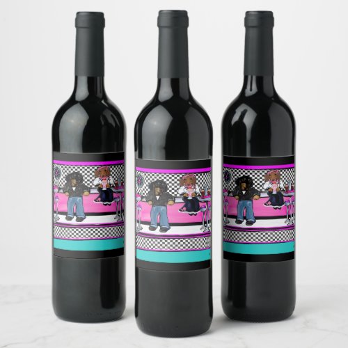 Doxie Rock and Roll Wine Label