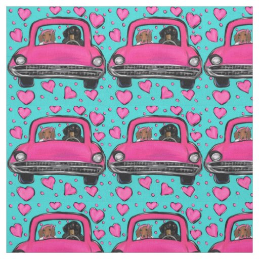 Doxie Rock & Roll Fabric