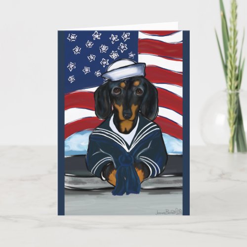 DOXIE SAILOR HOLIDAY CARD