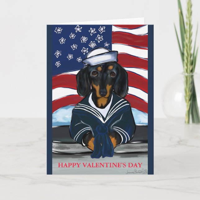 DOXIE SAILOR HOLIDAY CARD (Front)