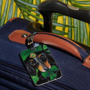 DOXIE SAINT PATTY LUGGAGE TAG