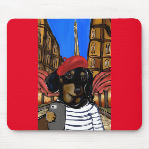 Doxie Selfie Mouse Pad