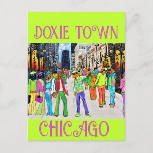 Doxie Town Chicago Postcard