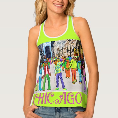 Doxie  Town Chicago   Tank Top