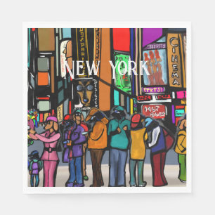 Doxie Town City - NEW YORK Napkins