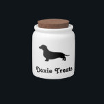 Doxie Treats Jar<br><div class="desc">Doxie Treats Jar</div>