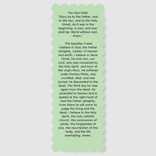 Doxologies Bookmarks (Front)