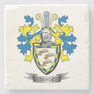Doyle Coat of Arms Stone Coaster