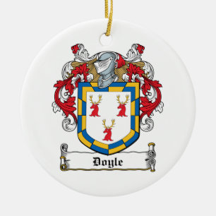 Doyle Family Crest Ceramic Ornament
