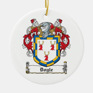 Doyle Family Crest Ceramic Ornament