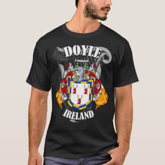 Doyle Family Name English and Irish T-Shirt