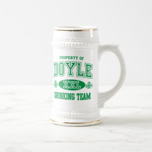 Doyle Irish Drinking Team Beer Stein
