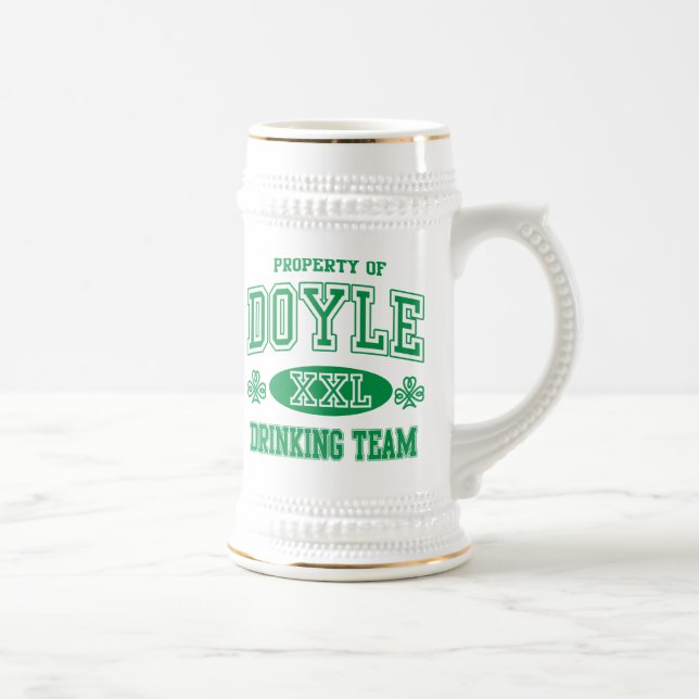 Doyle Irish Drinking Team Beer Stein (Right)