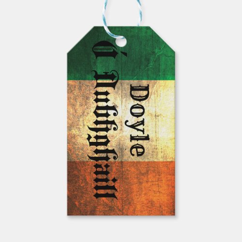 Doyle Irish Flag Gift Tags