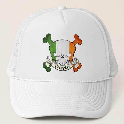 Doyle Irish Skull Trucker Hat