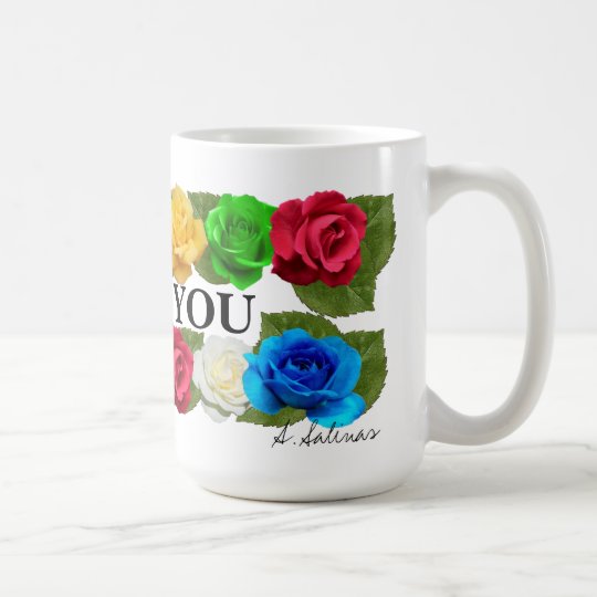 Dozen Rose Love You Mug