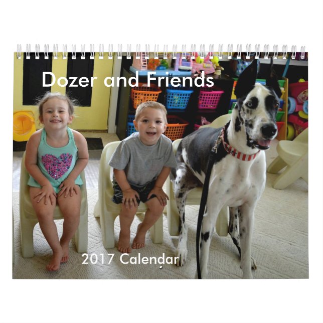 Dozer and Friends 2017 Calendar (Cover)