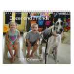 Dozer And Friends 2017 Calendar at Zazzle