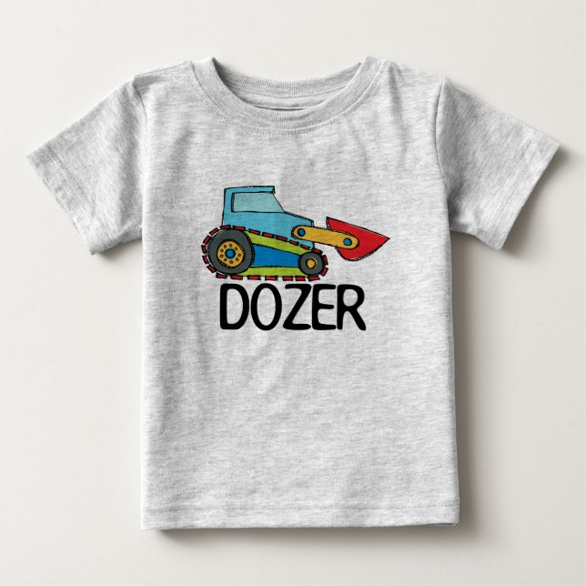 Dozer Bulldozer Transportation Baby T-Shirt (Front)