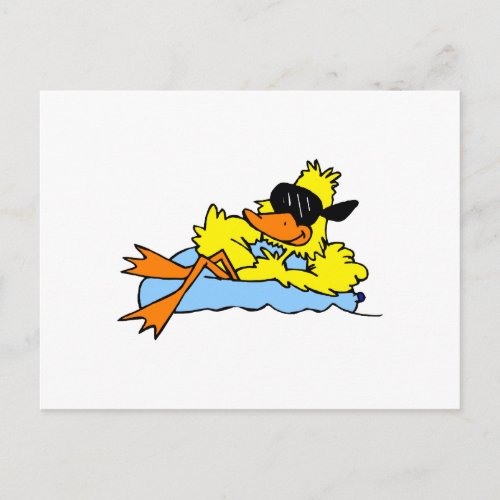 Dozer Duck Postcard