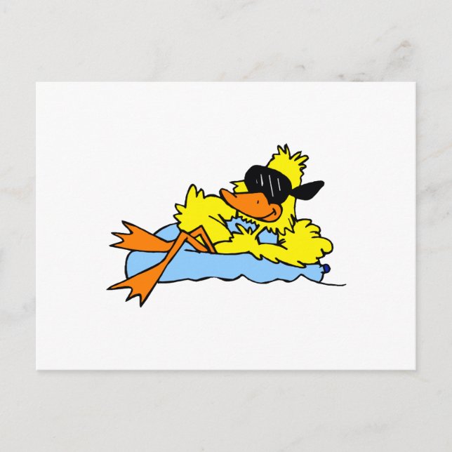 Dozer Duck Postcard (Front)
