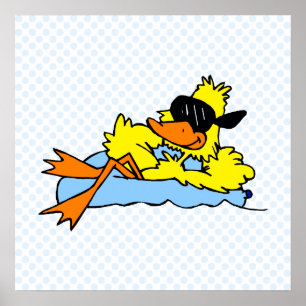 Dozer Duck Poster