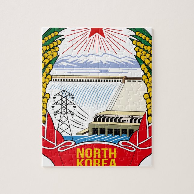 DPRK (North Korea) Emblem Jigsaw Puzzle (Vertical)