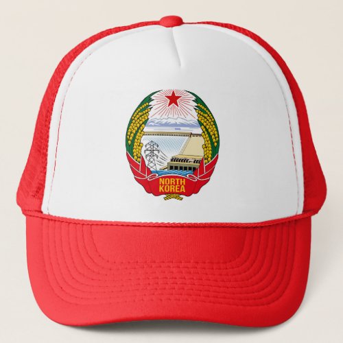 DPRK North Korea Emblem Trucker Hat