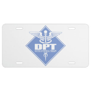 DPT diamond License Plate