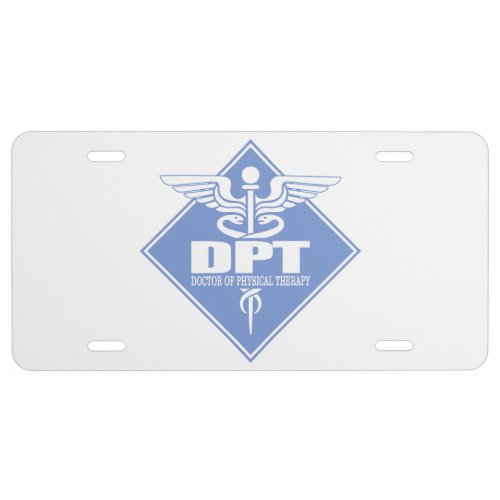 DPT diamond License Plate