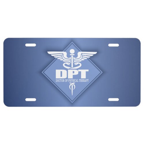 DPT diamond License Plate