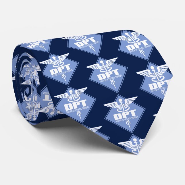 DPT diamond Neck Tie (Rolled)