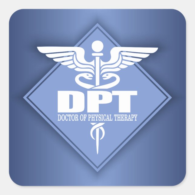 DPT (diamond) Square Sticker (Front)